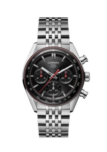 TAG Heuer Carrera Chronograph Glass Box 41 Stainless Steel / Black